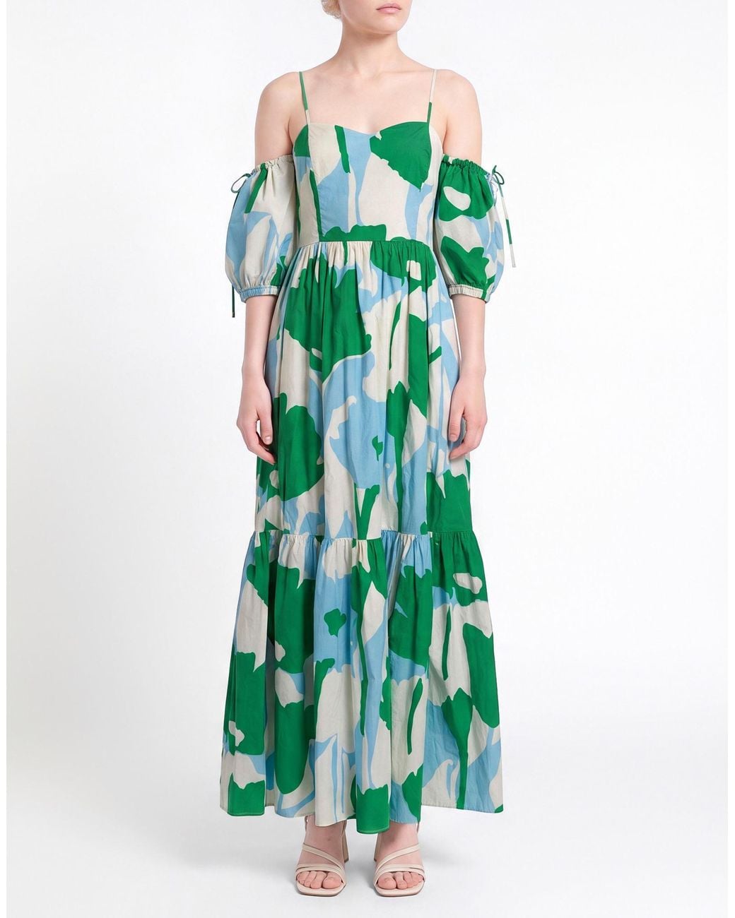 Suoli Green Maxi Dress