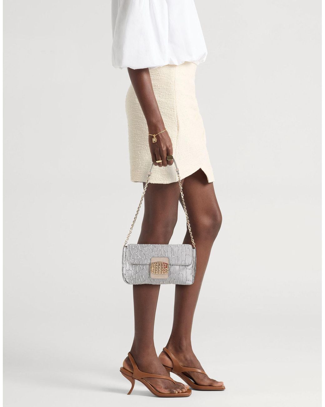 Borbonese White Handbag