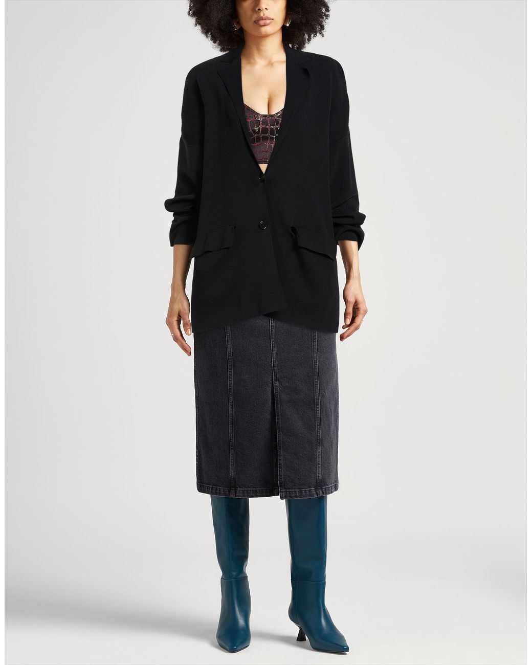 Alpha Studio Black Blazer