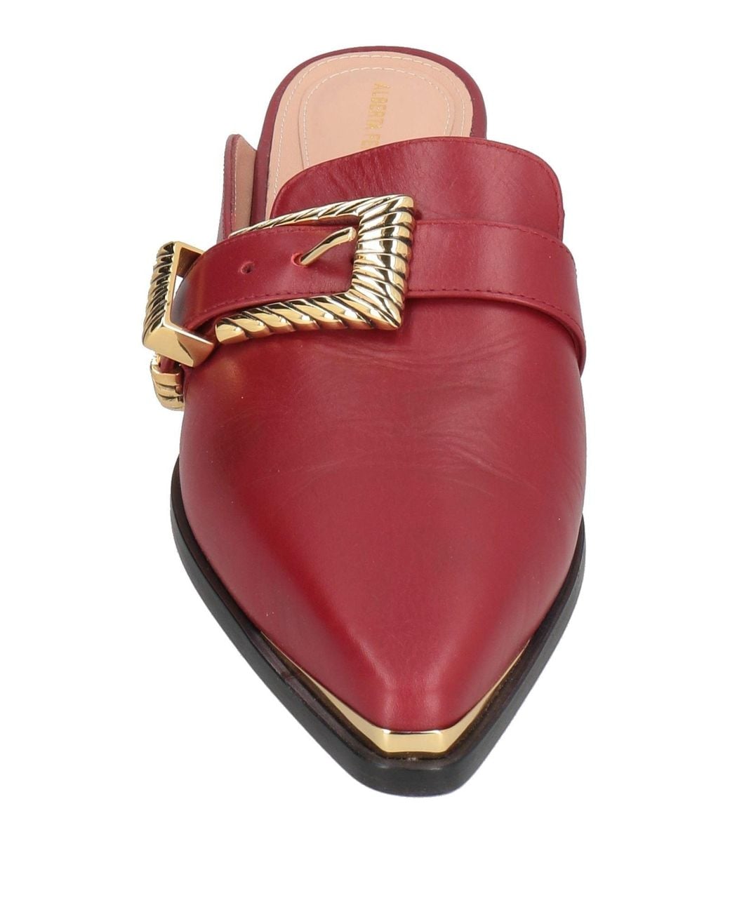 Alberta Ferretti Red Mules & Clogs