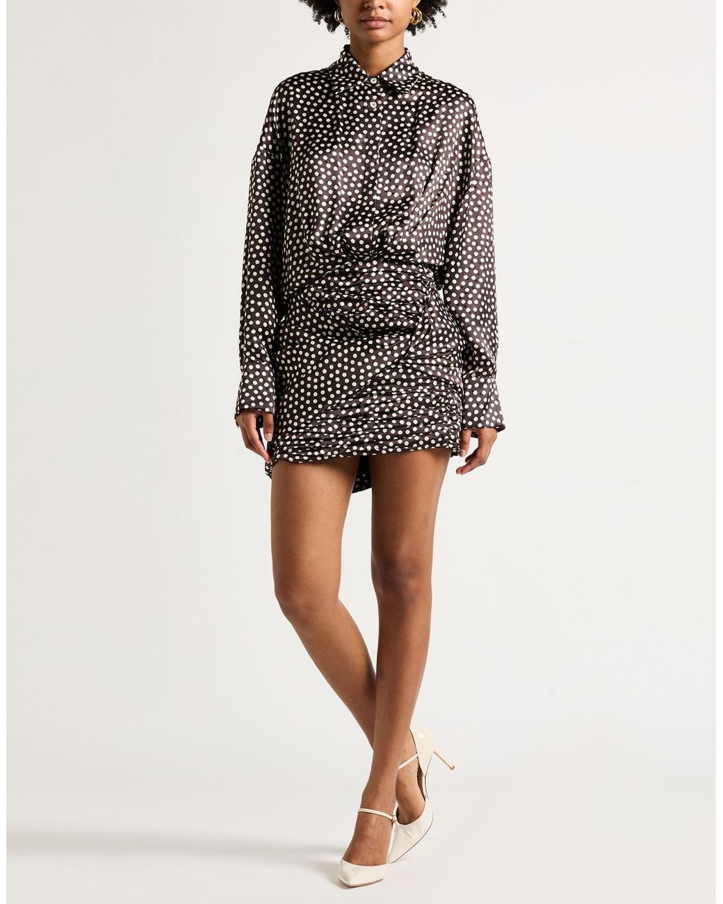 Magda Butrym Gray Midi Dress