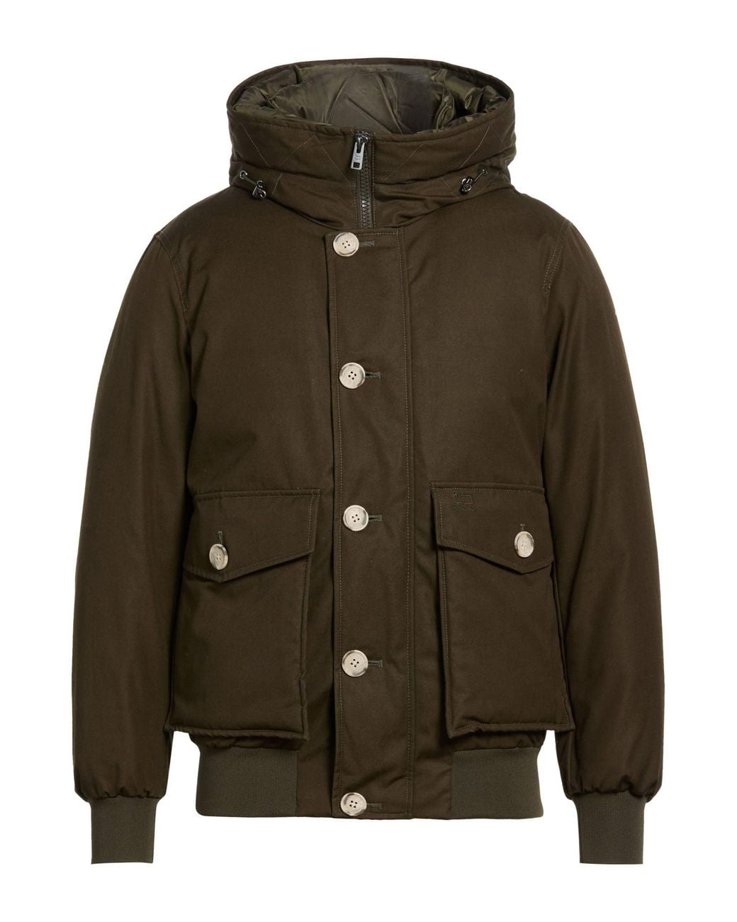 Woolrich Green Puffers for men