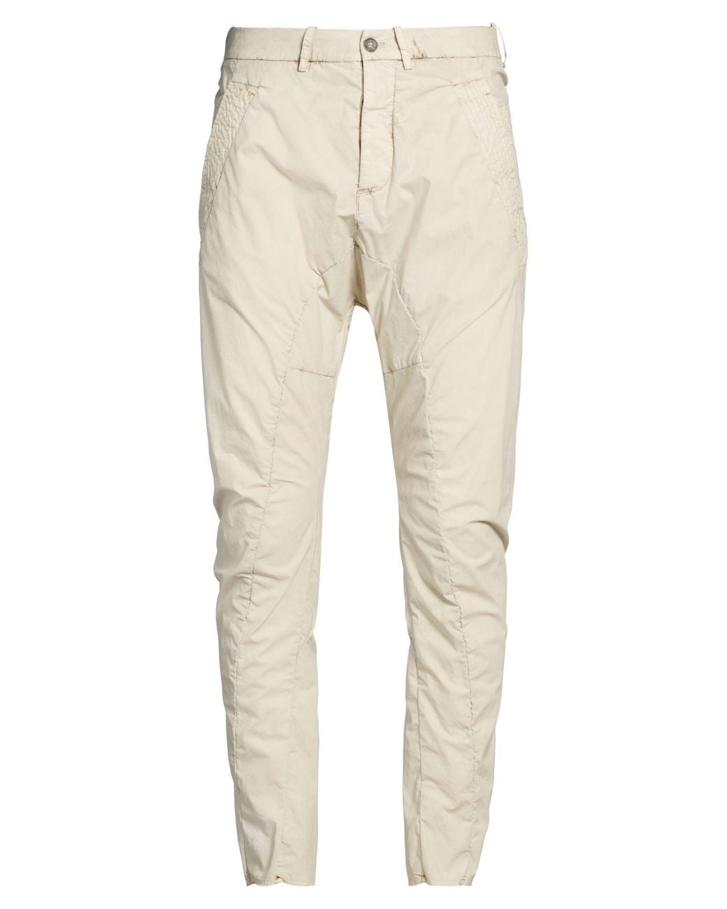 Masnada Natural Pants Cotton, Elastane for men