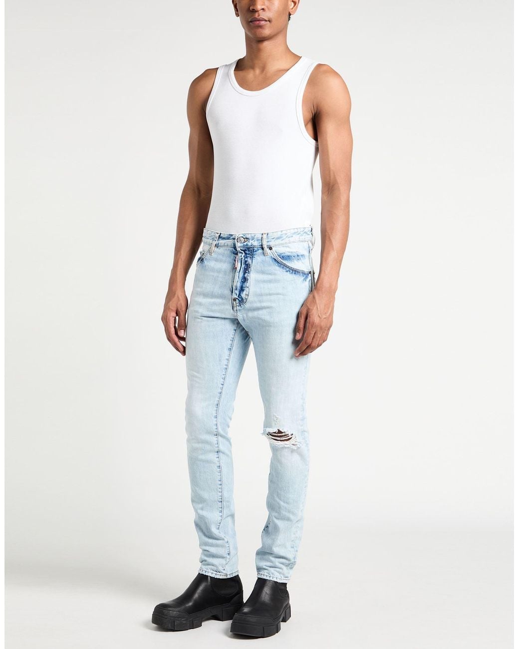 DSquared² Blue Jeans Cotton for men