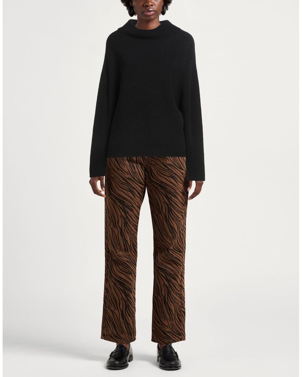Alpha Studio Black Rollkragenpullover