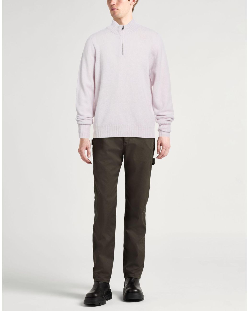 Drumohr White Turtleneck for men