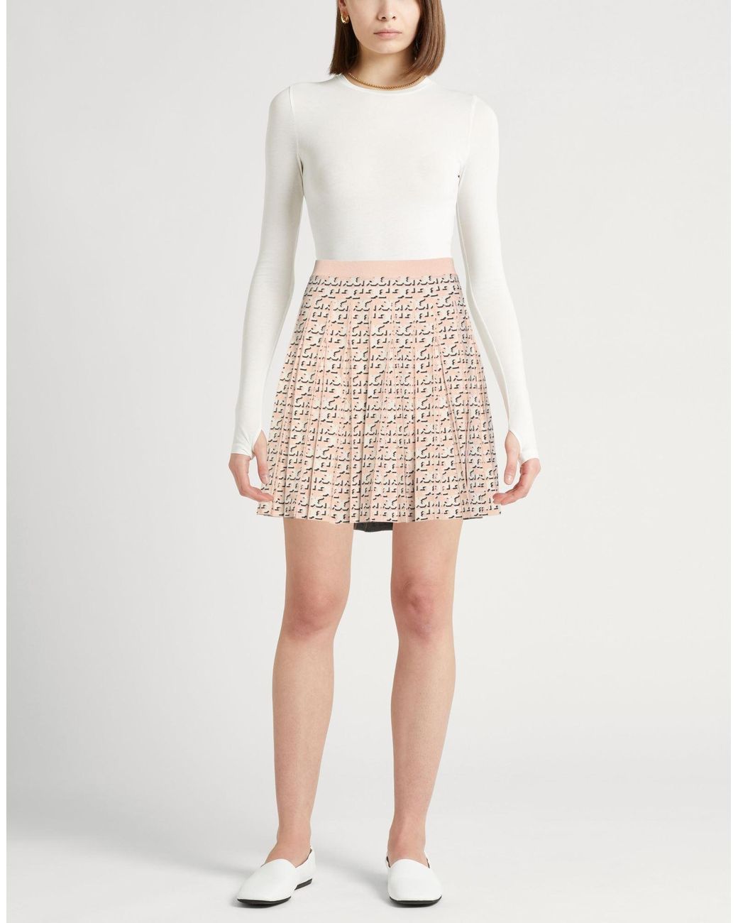 Mini-Jupe Tory Burch en coloris Natural