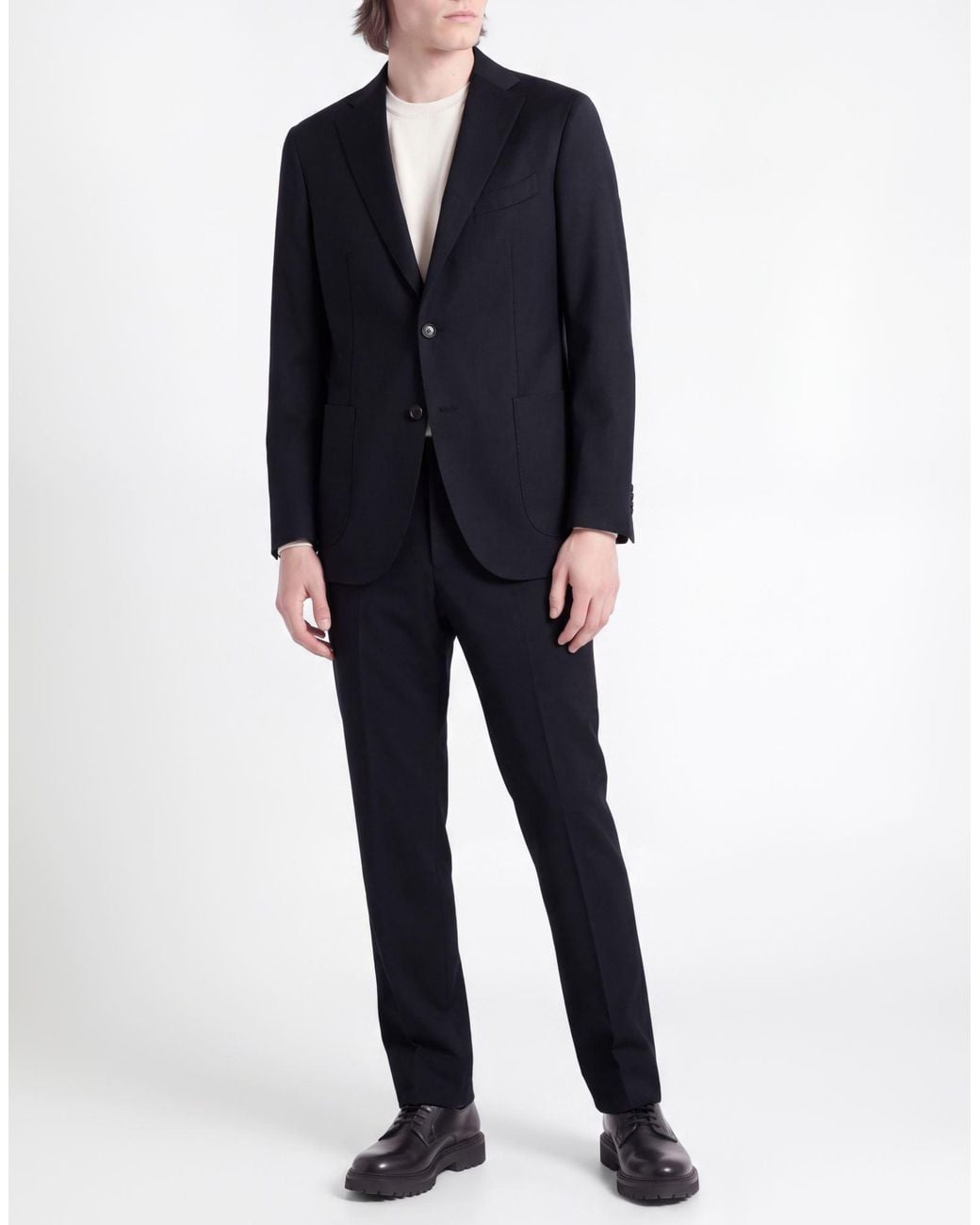 Traje Boglioli de hombre de color Blue