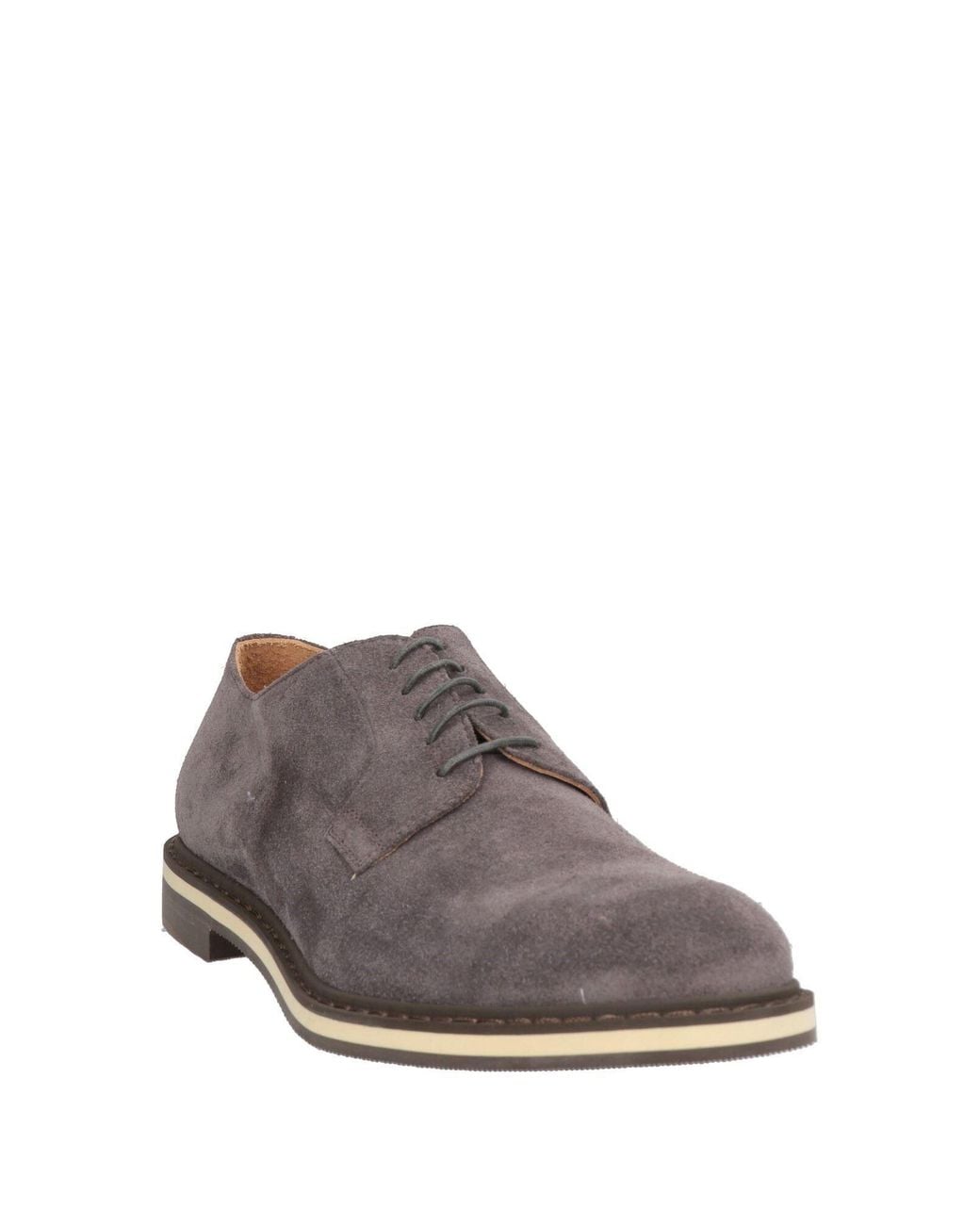 Baldinini Brown Lace-Up Shoes Leather for men