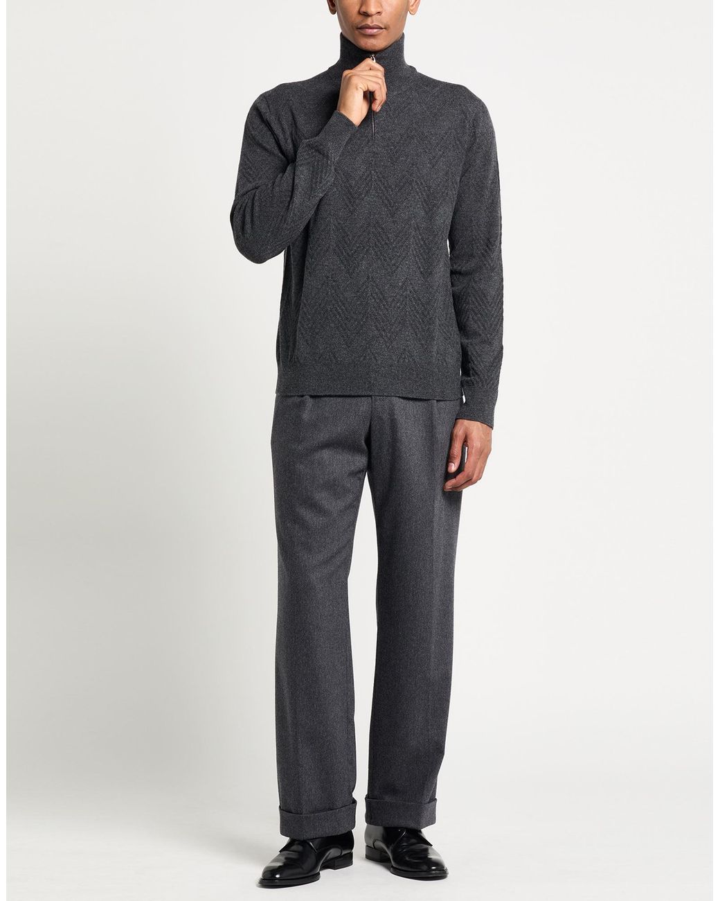 Missoni Black Turtleneck Cashmere for men
