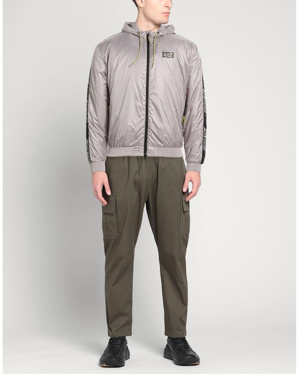 EA7 Gray Jackets for men
