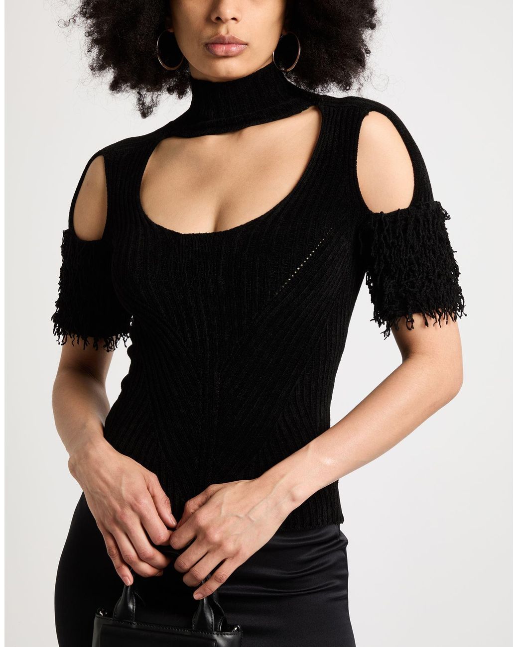 Coperni Black Turtleneck Viscose, Polyamide, Elastane