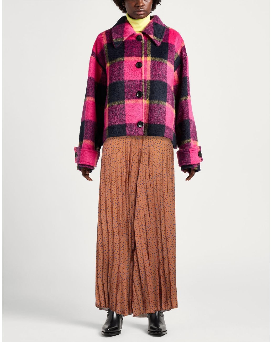 Siste's Brown Pants Polyester