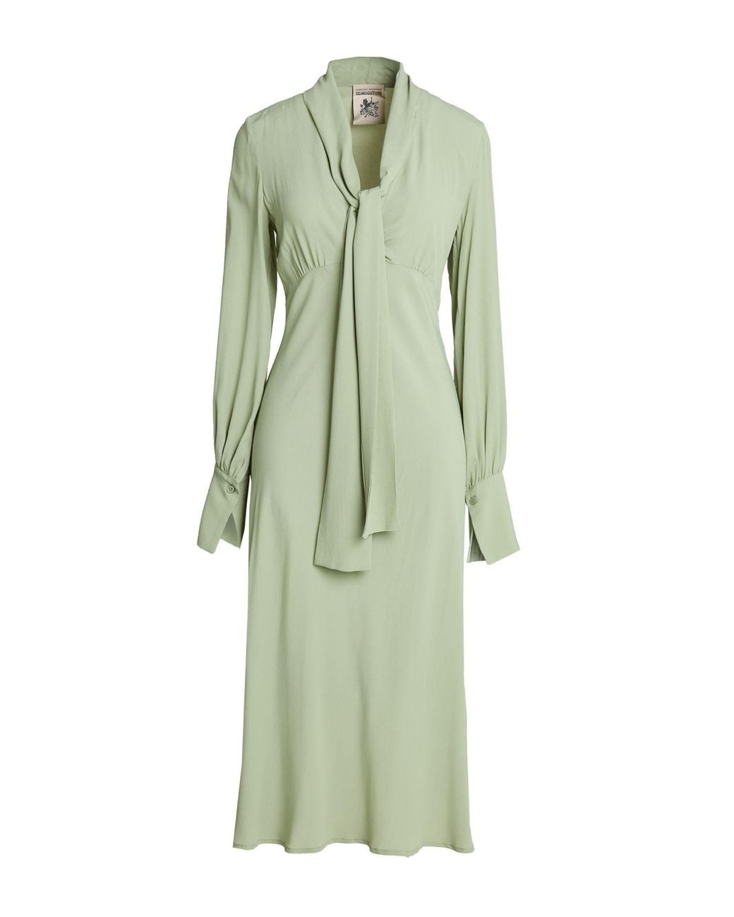 Semicouture Green Midi Dresses