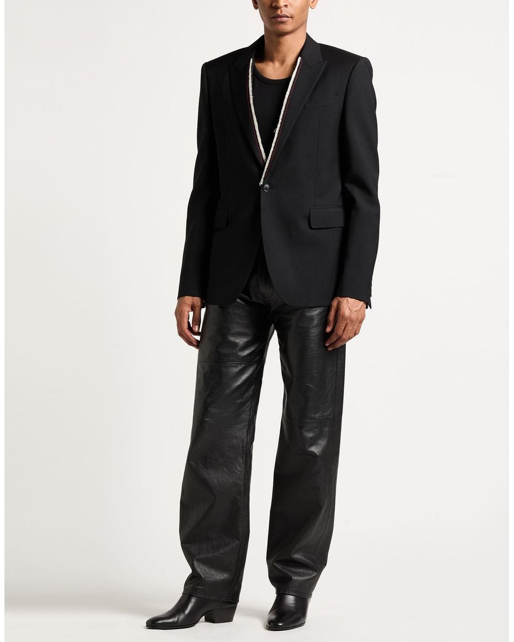 McQueen Black Blazer Wool for men