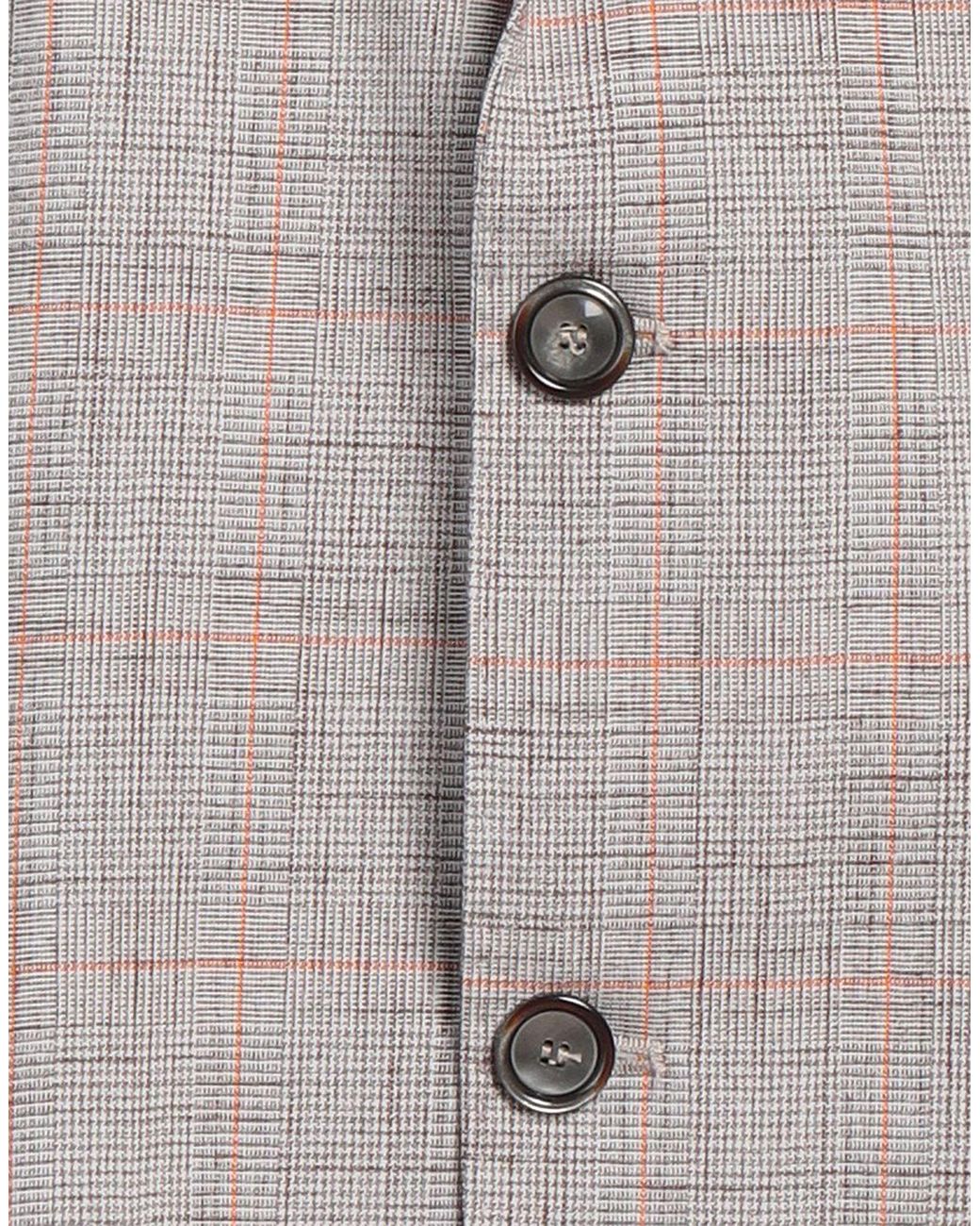 OVER/D Gray Blazer Polyester, Viscose, Elastane for men