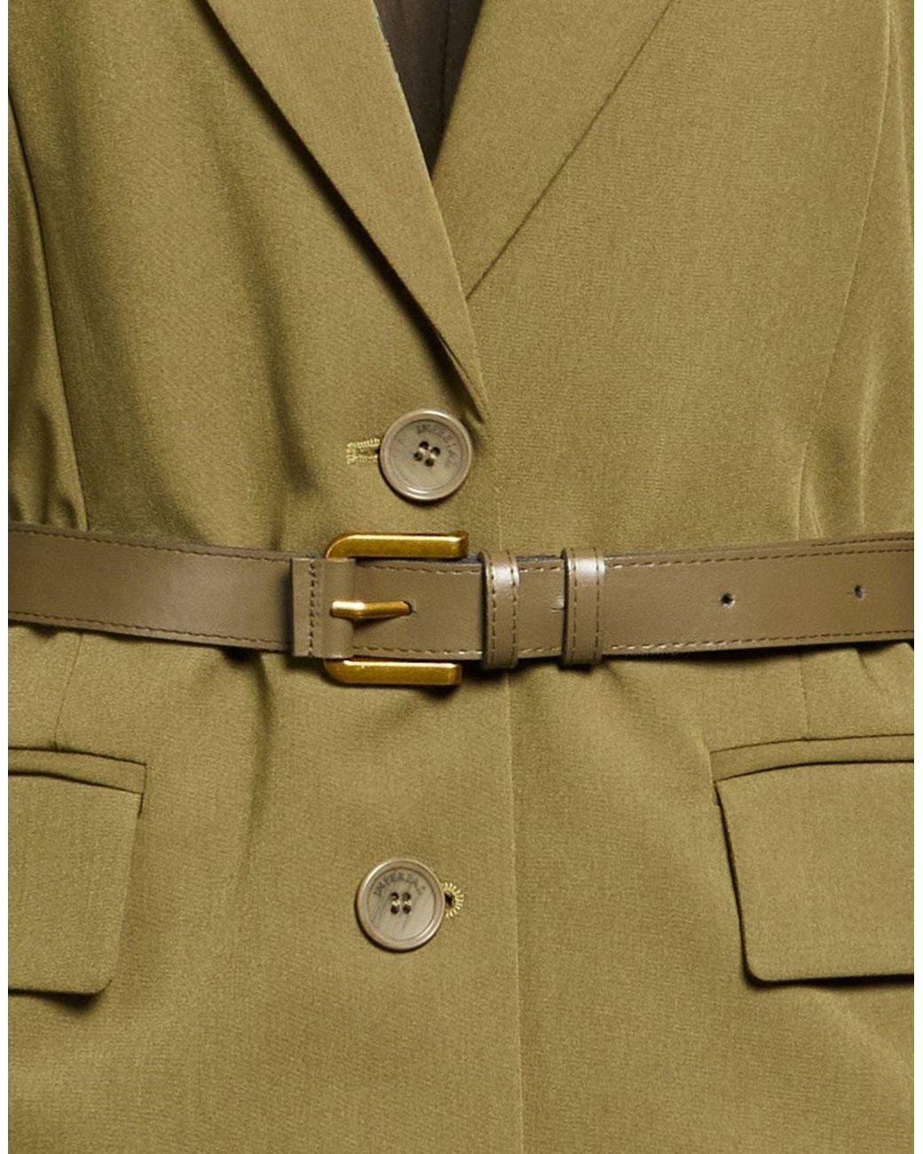 Imperial Green Blazer Polyester, Viscose, Elastane