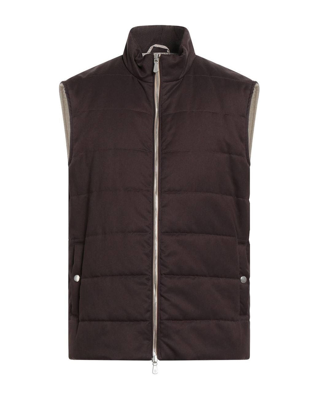 Eleventy Brown Gilet for men