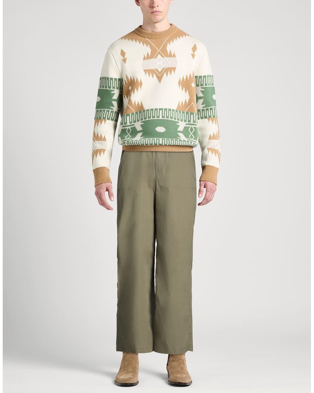 Roberto Collina Green Trouser for men