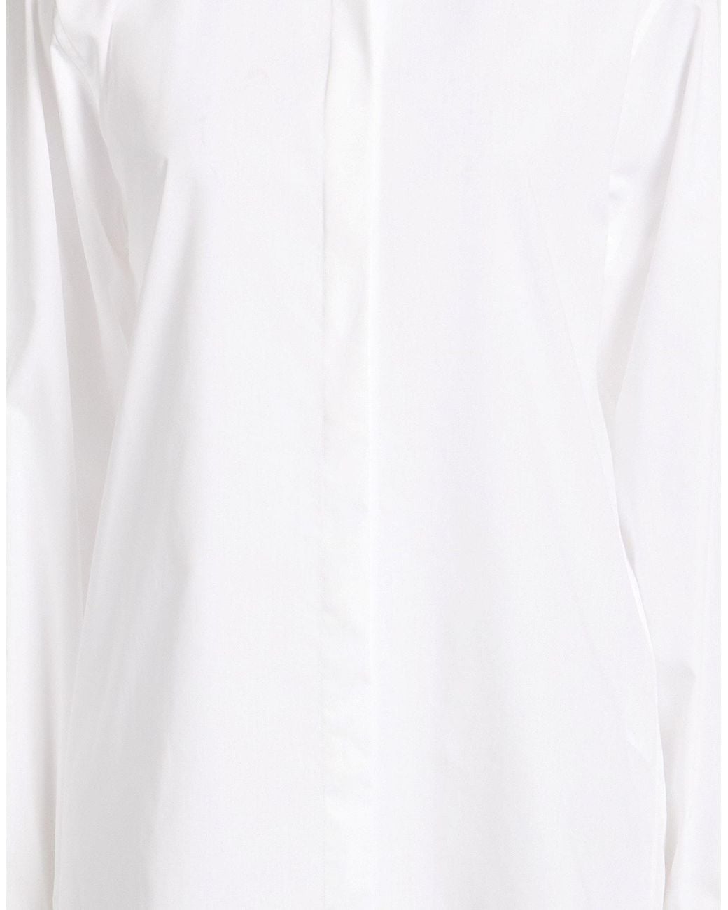 Iceberg White Shirt Polyester, Cotton