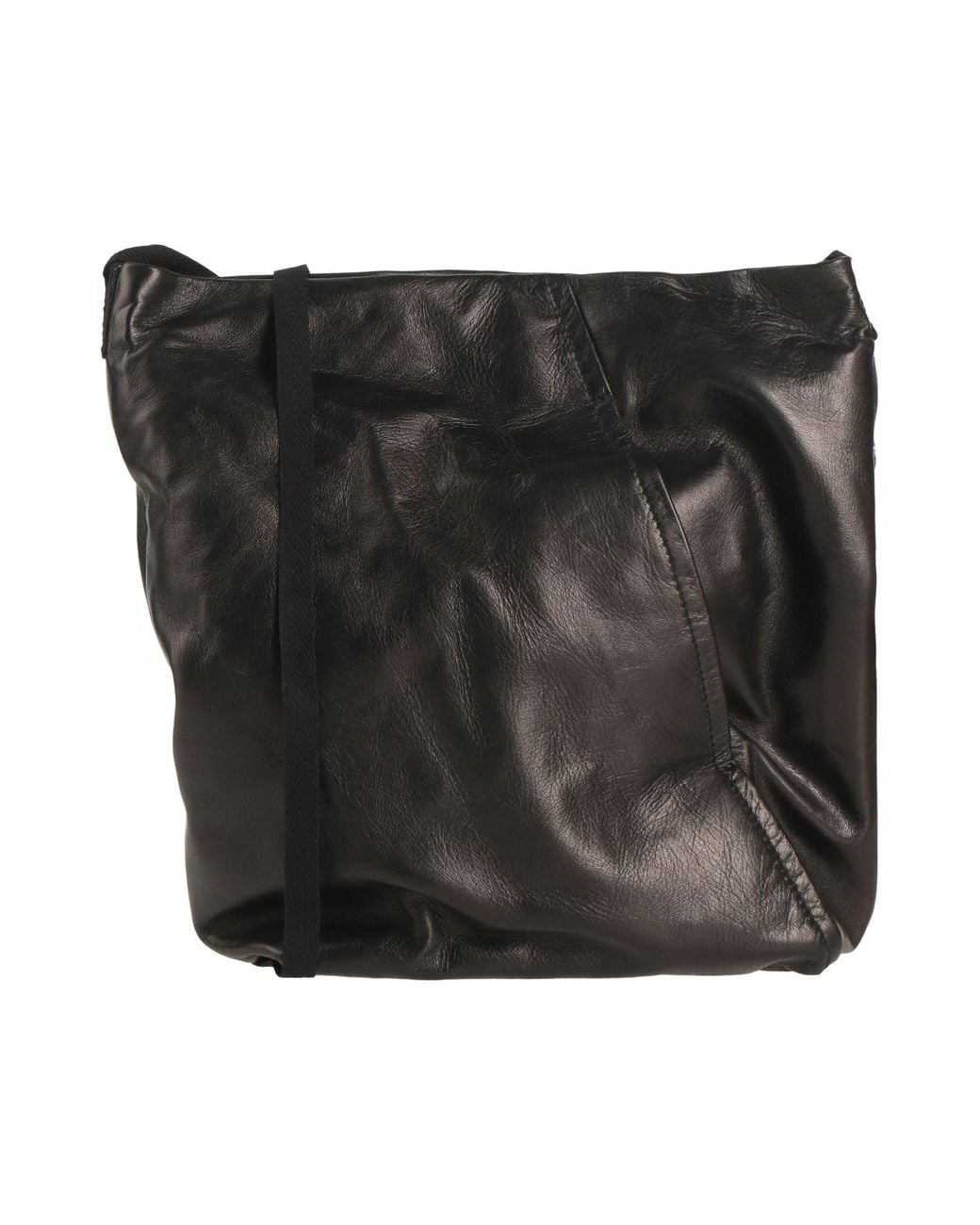 Ann Demeulemeester Cross-Body Bag Leather in Black | Lyst