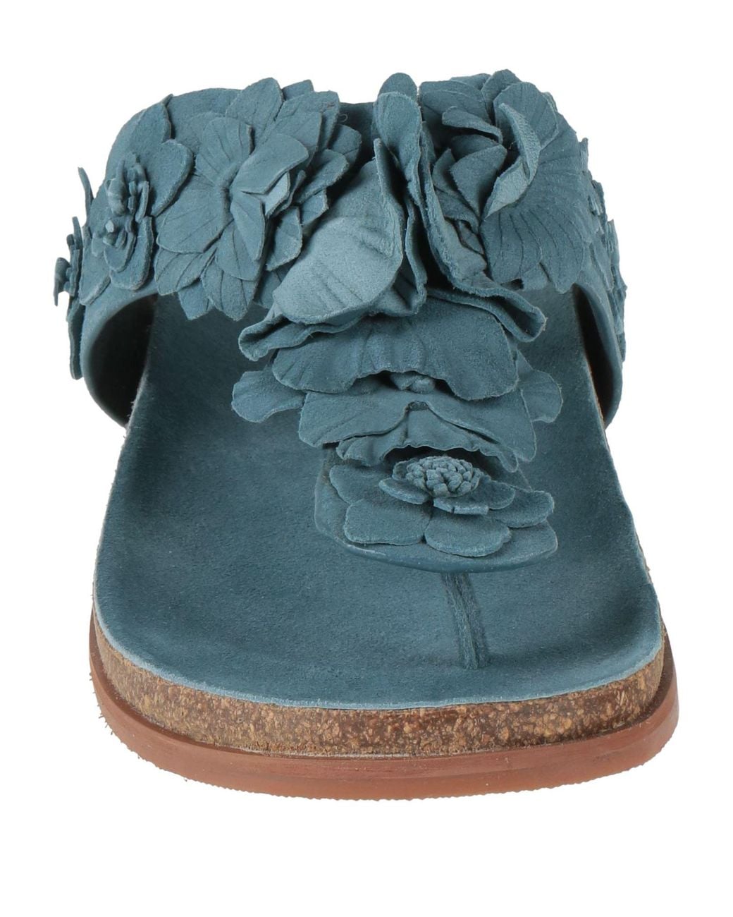Emanuélle Vee Blue Thong Sandals