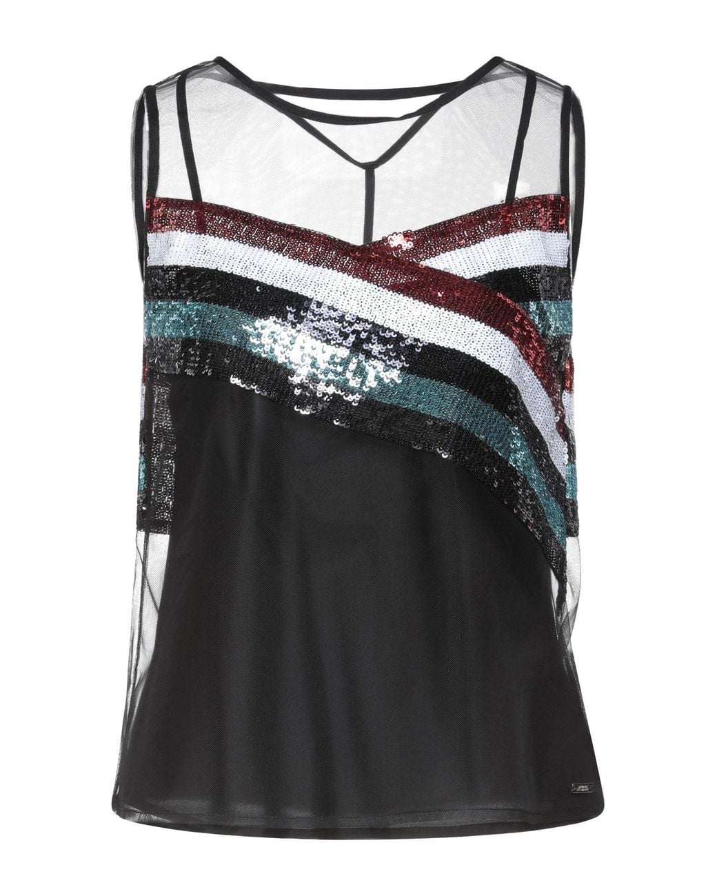 Top ARMANI EXCHANGE de color Black