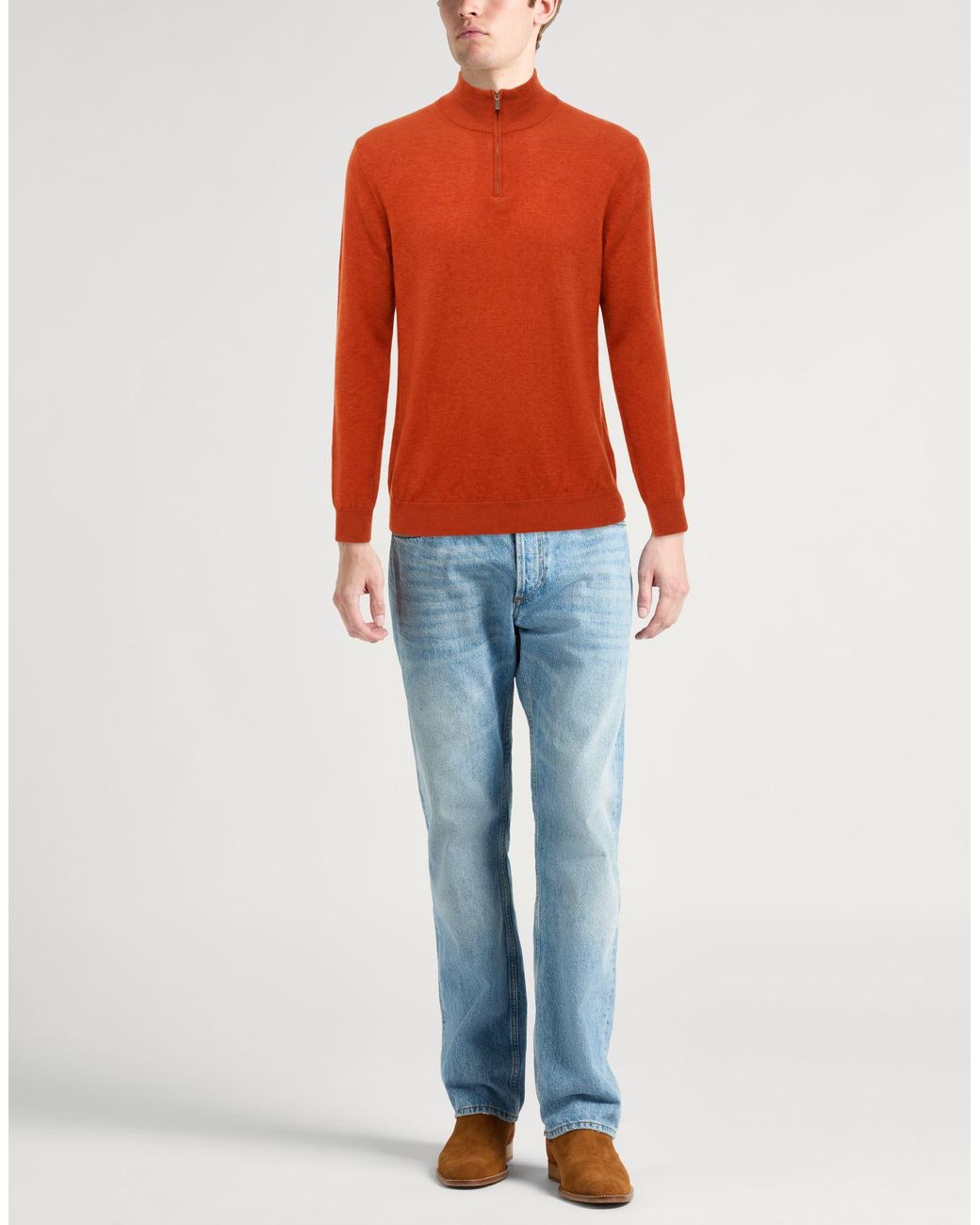 Fedeli Red Jumper for men