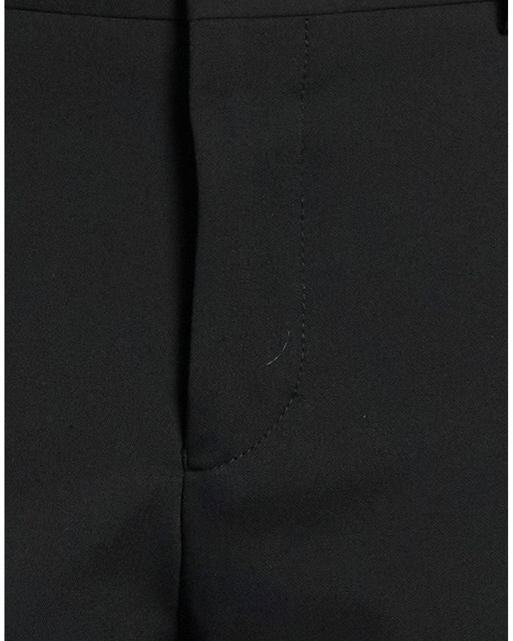 SELECTED Black Pants Recycled Polyester, Viscose, Elastane for men