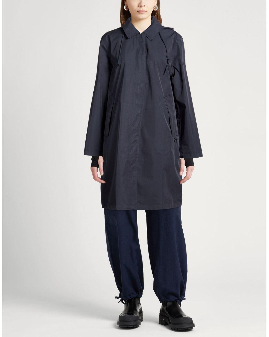 Aigle Blue Overcoat & Trench Coat