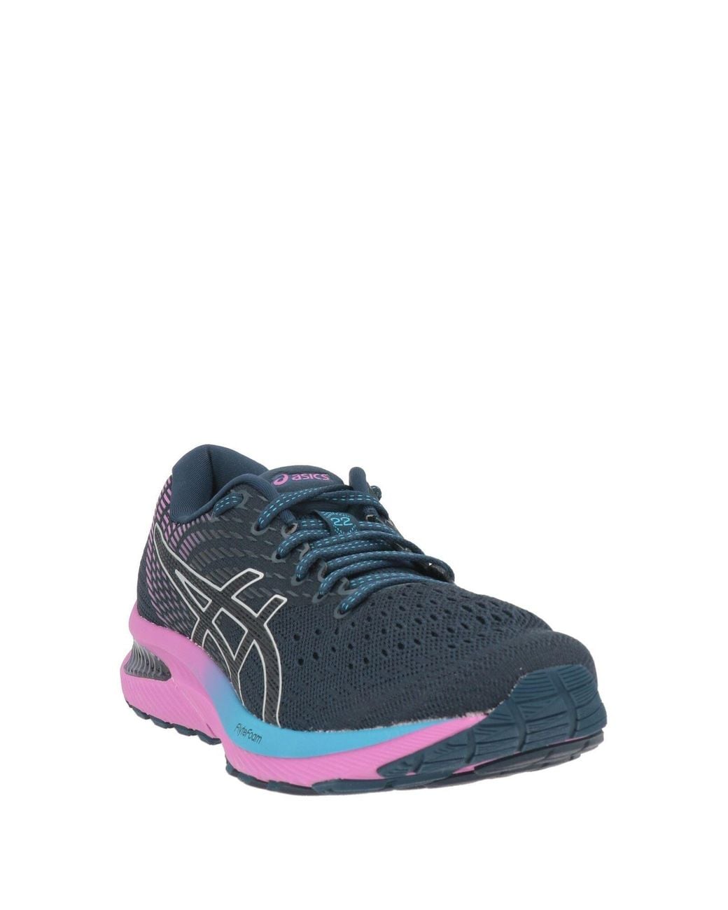 Asics Blue Sneakers Synthetic Material, Textile Fibers