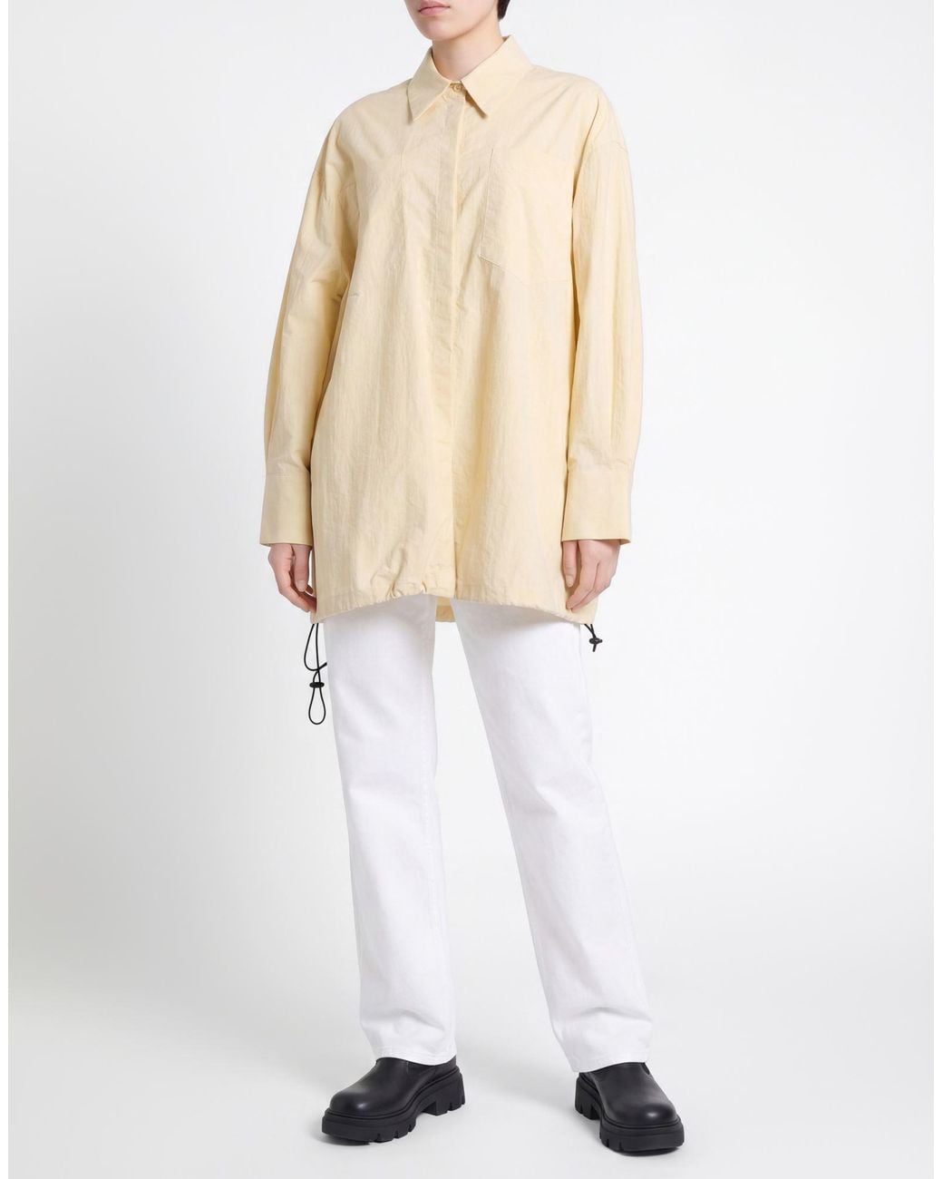 Erika Cavallini Semi Couture Natural Light Shirt Polyamide