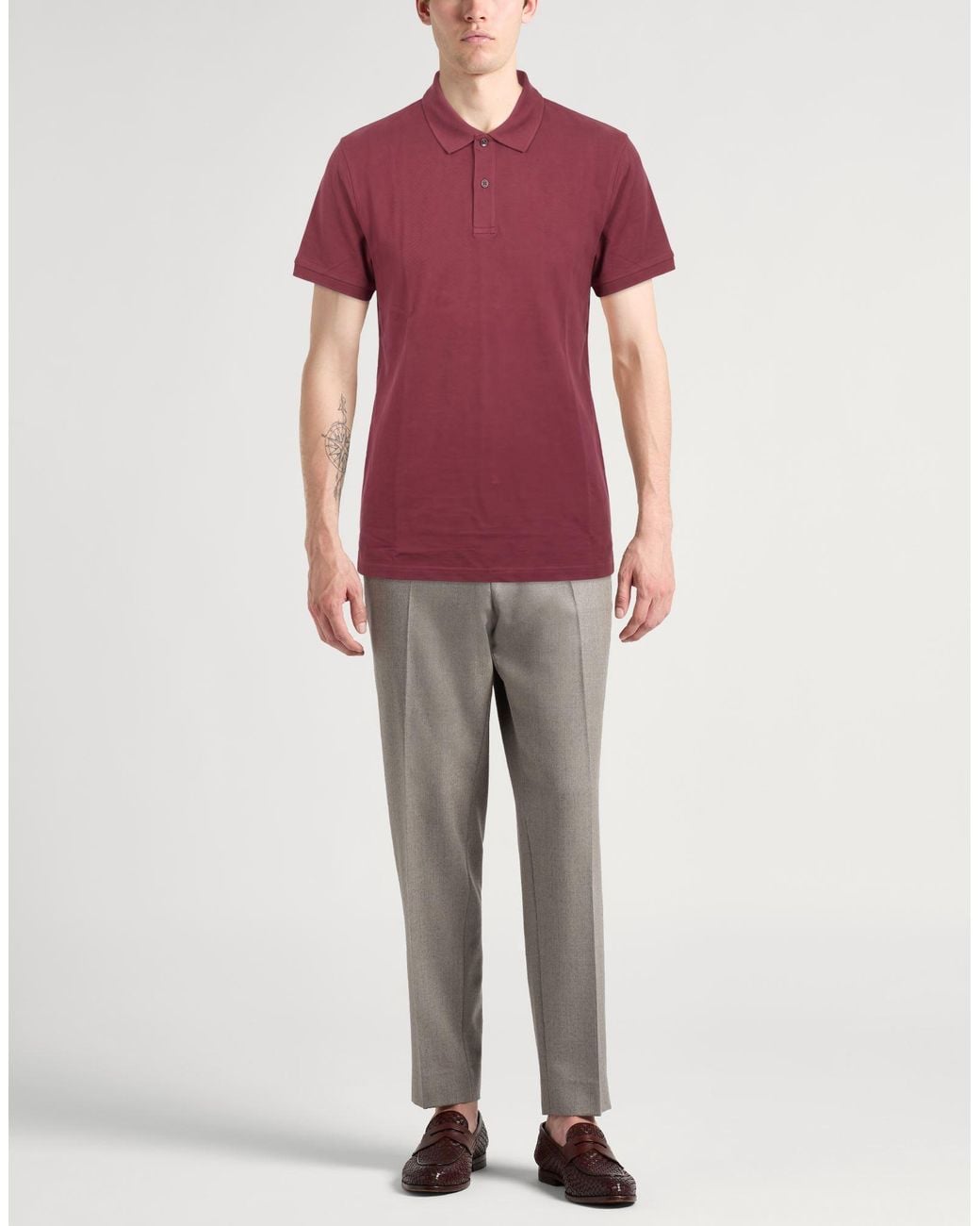 Peuterey Red Polo Shirt Cotton for men