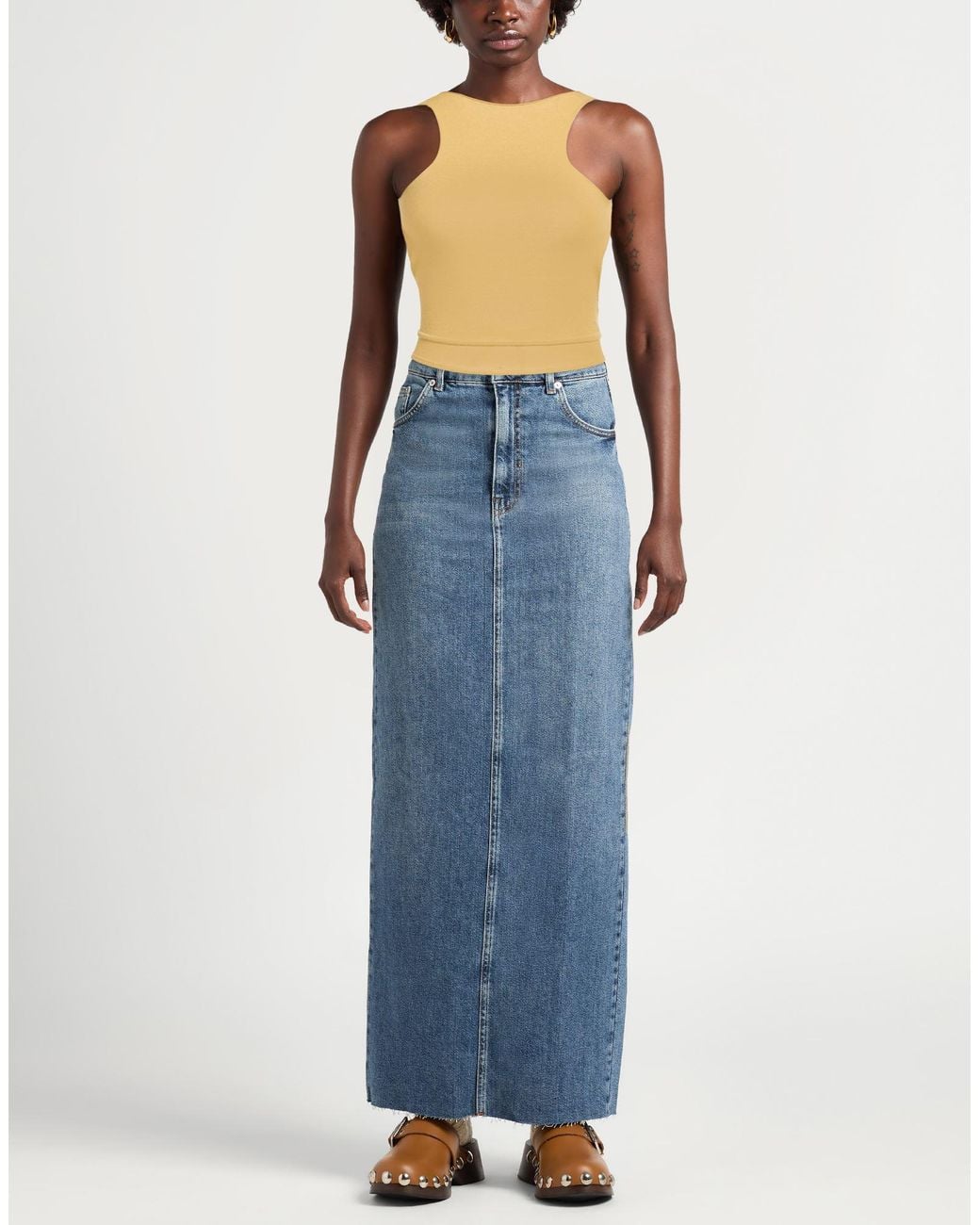 GIMAGUAS Yellow Top Viscose, Polyester