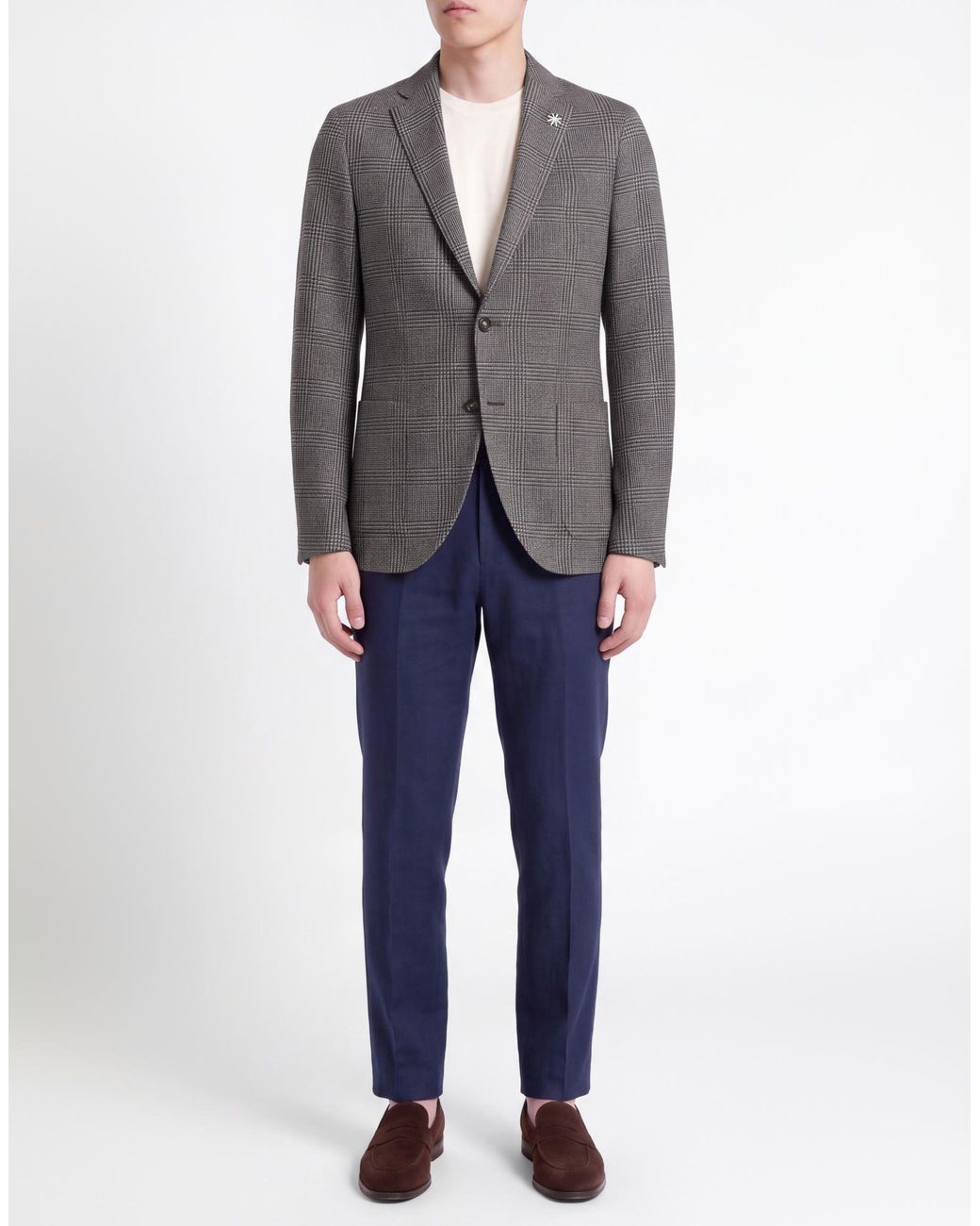 Manuel Ritz Gray Blazer for men