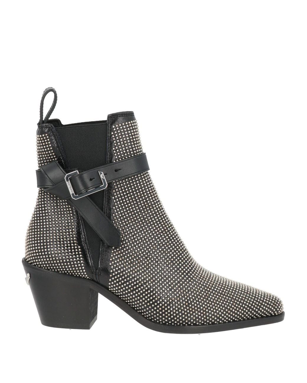 Zadig & Voltaire Gray Ankle Boots Leather