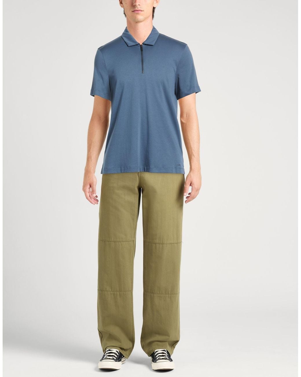 Michael Kors Blue Polo Shirt for men