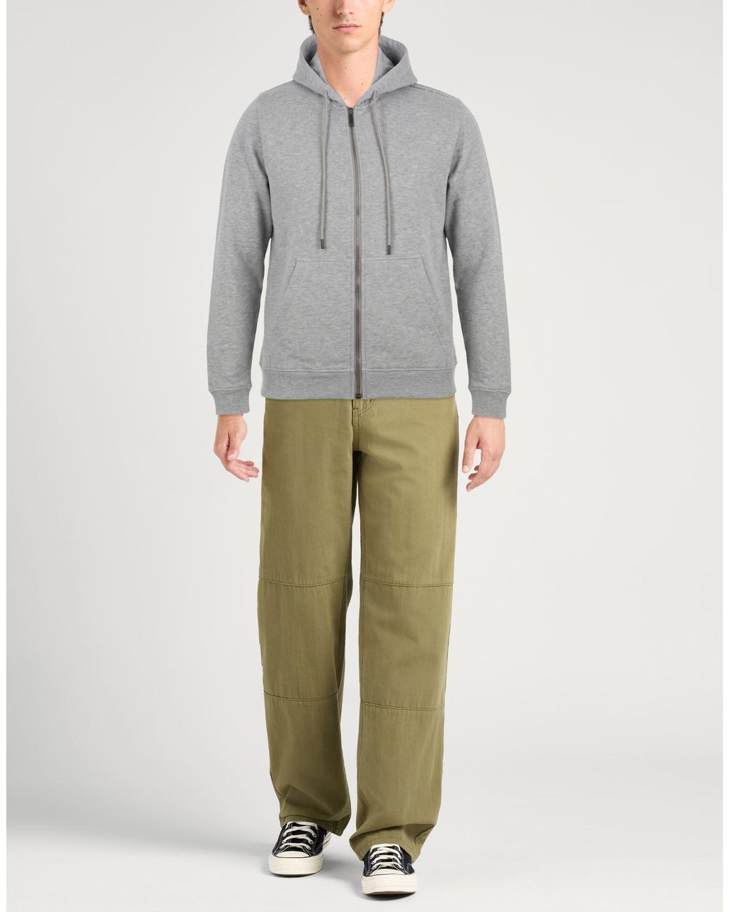 Dondup Gray Sweatshirt Cotton for men