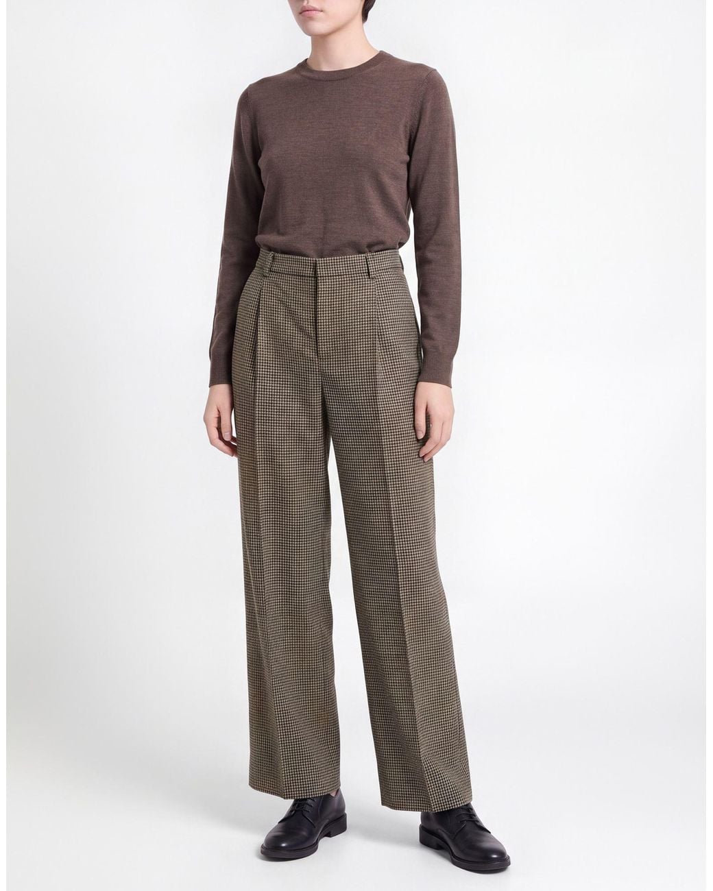 Vince Gray Pants Wool, Polyester, Viscose