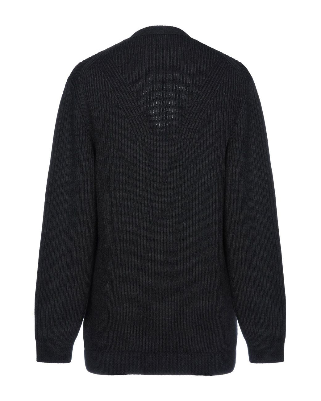 Lanvin Blue Cardigan Wool, Polyamide for men