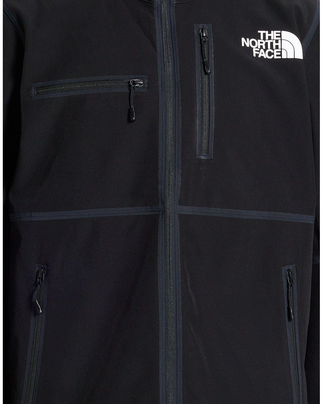 The North Face Black Jacket Polyester, Elastane for men