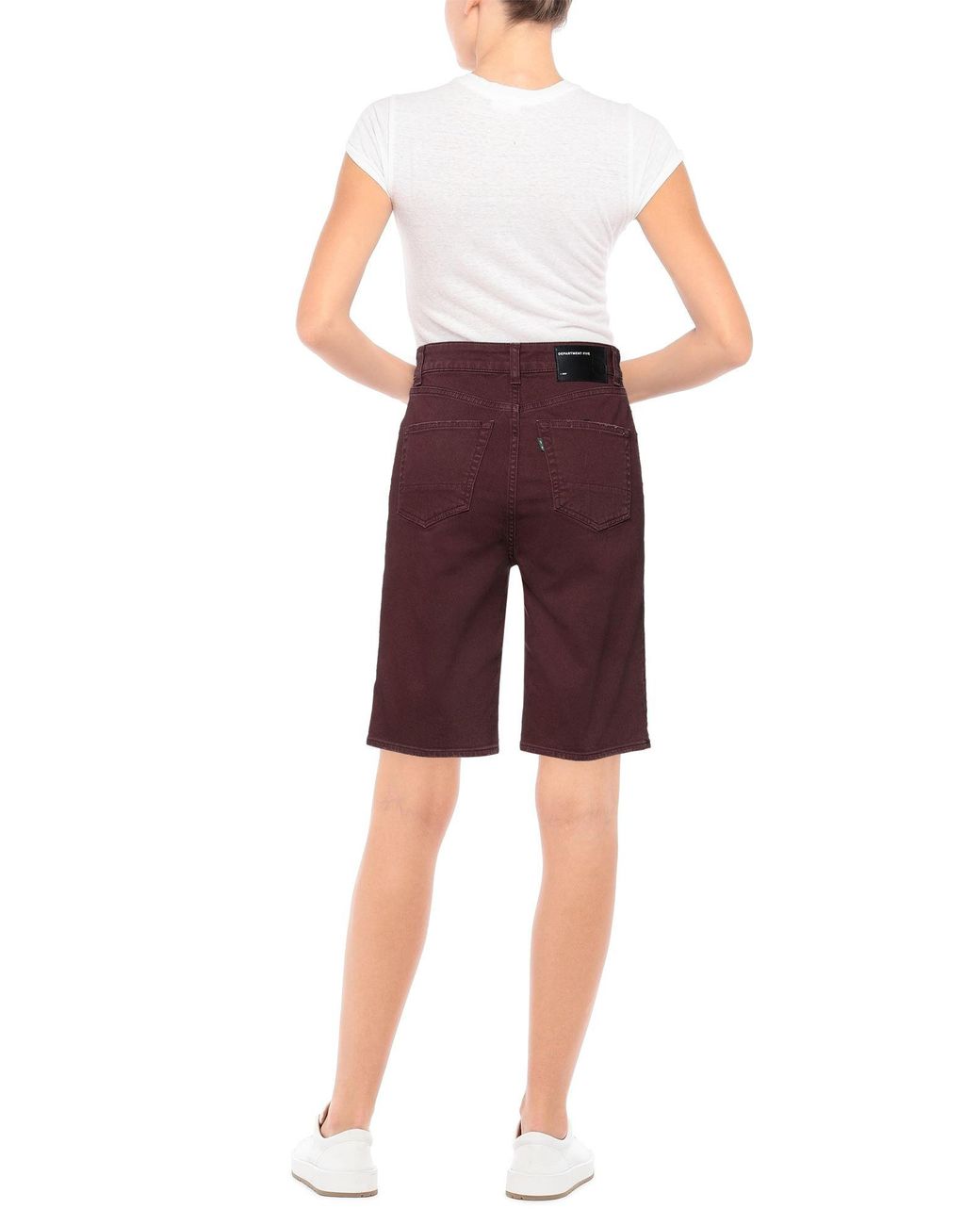 Denim Shorts in Deep Purple (Purple) | Lyst