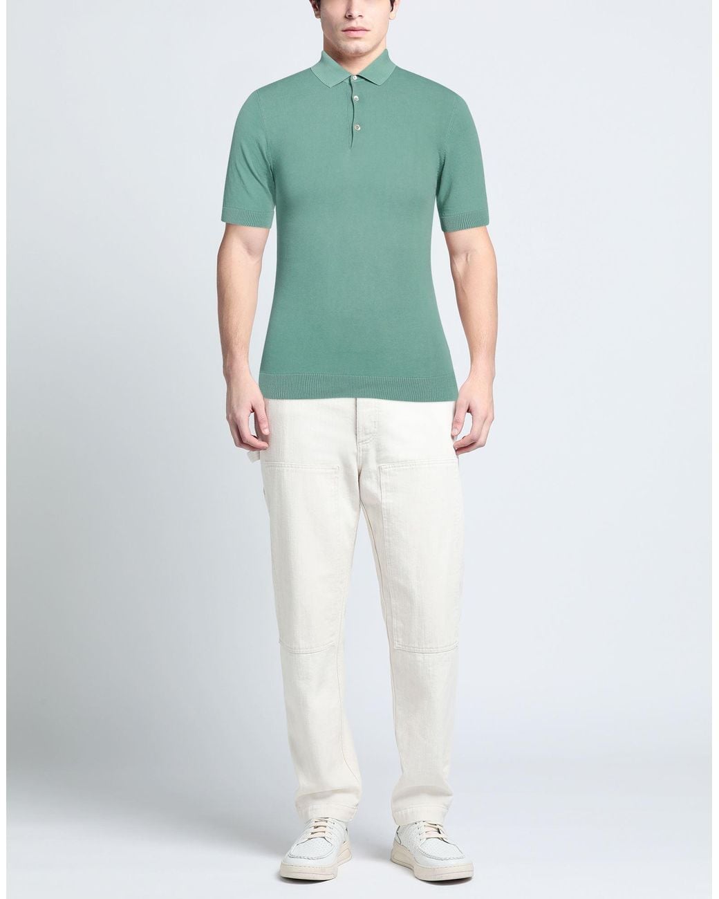 FILIPPO DE LAURENTIIS Green Jumper for men