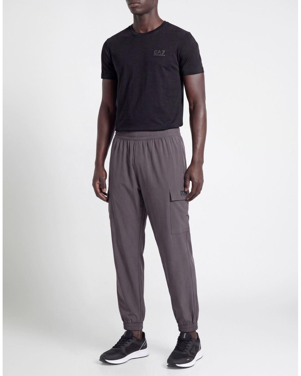 EA7 Purple Trouser for men