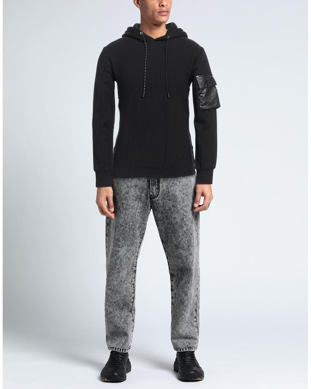 PMDS PREMIUM MOOD DENIM SUPERIOR Black Sweater Polyamide for men