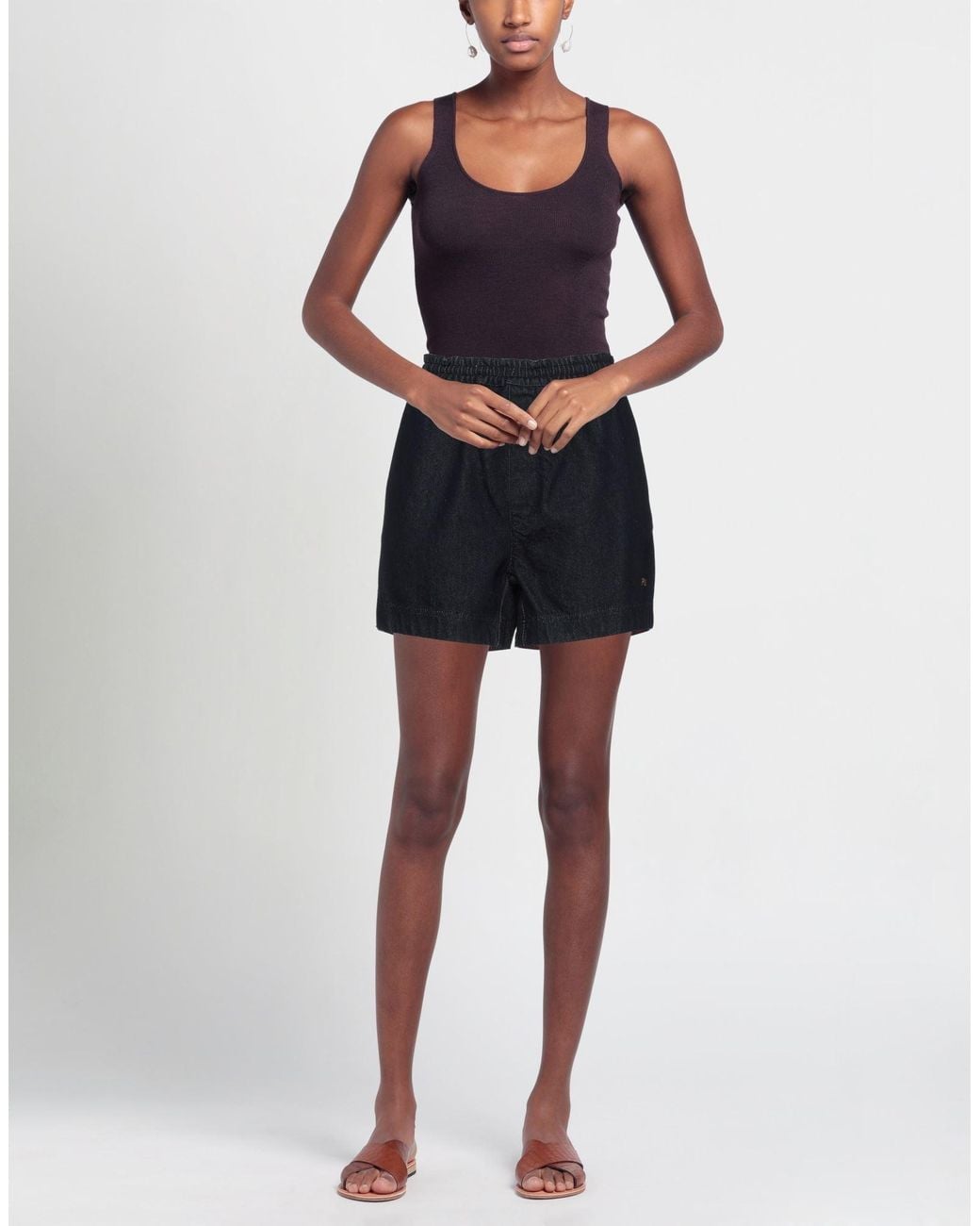Philosophy Di Lorenzo Serafini Blue Denim Shorts