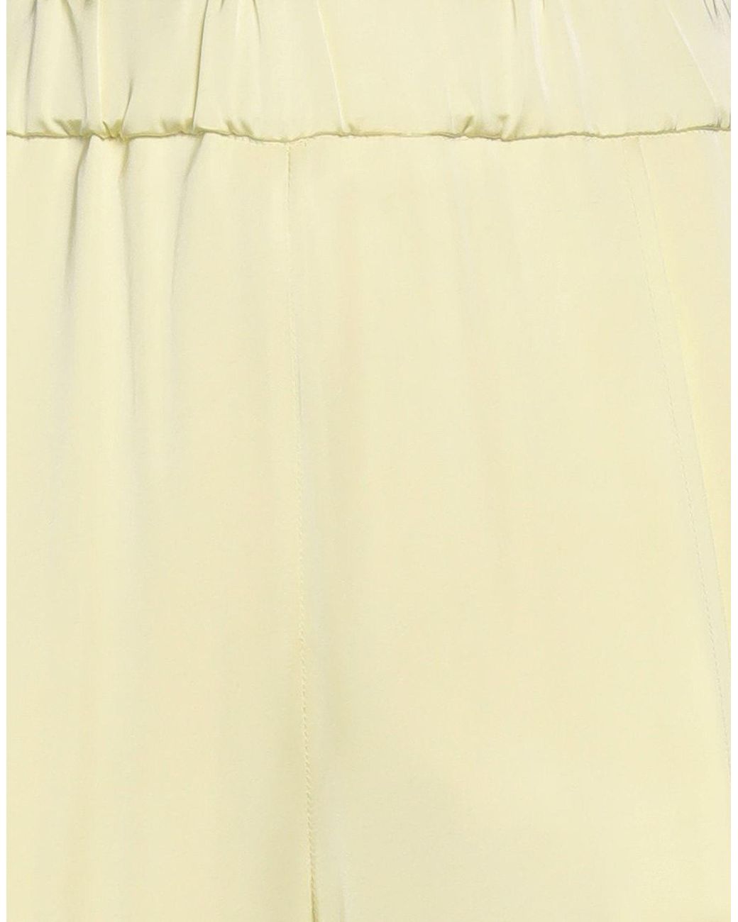 Jil Sander Yellow Pants Viscose