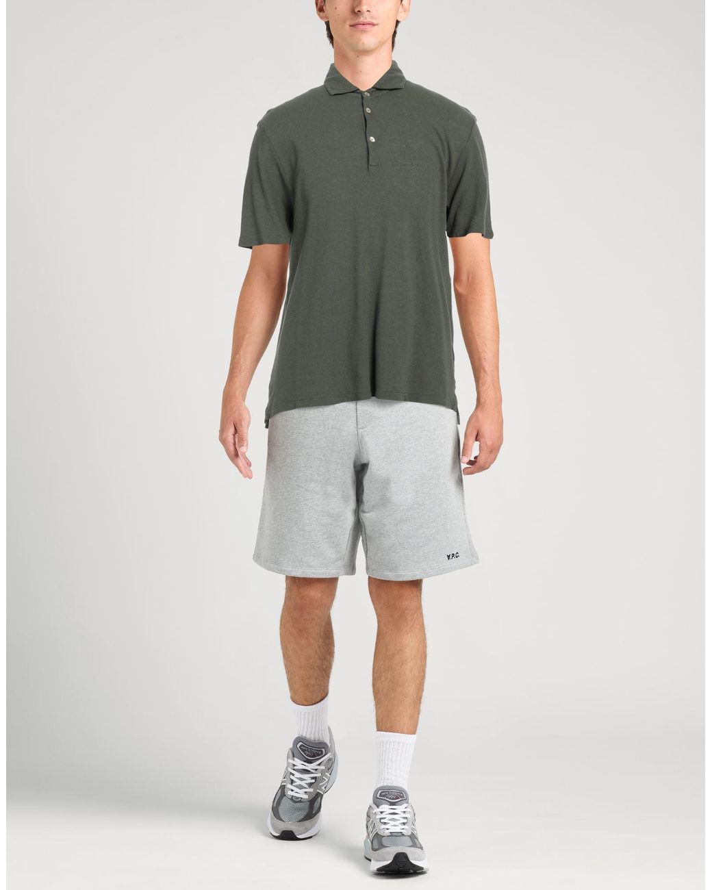 Polo Boglioli de hombre de color Green