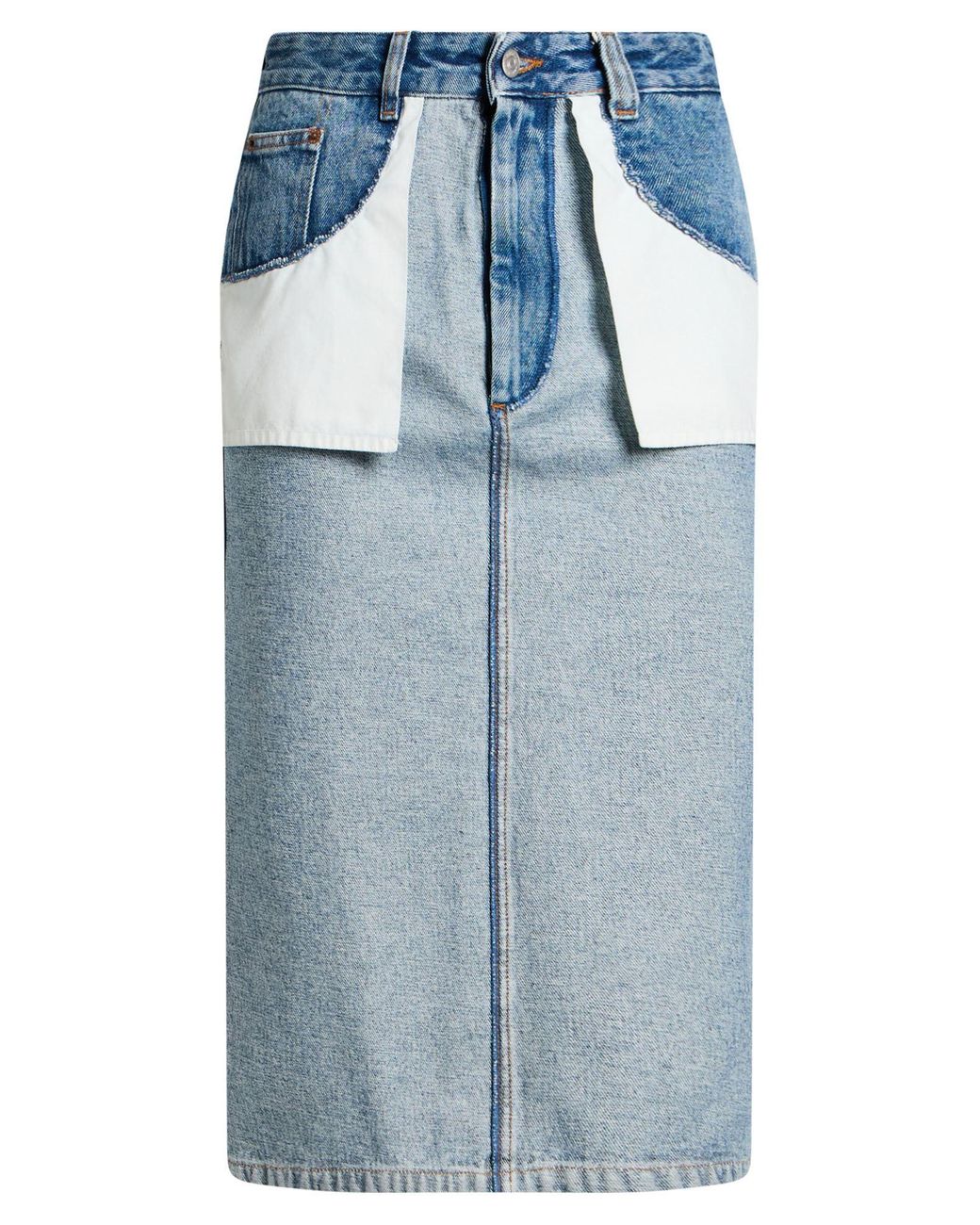 MM6 by Maison Margiela Blue Denim Skirt