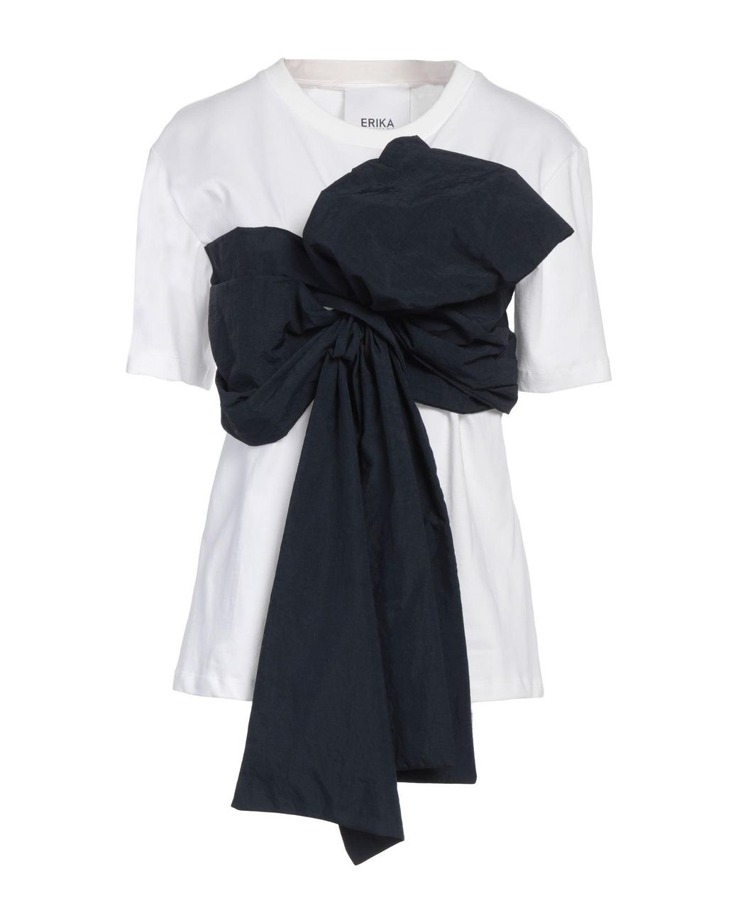 Erika Cavallini Semi Couture Blue T-Shirt Polyamide